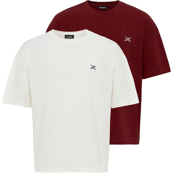 Cool Hill Tričko červená / biela 60440222