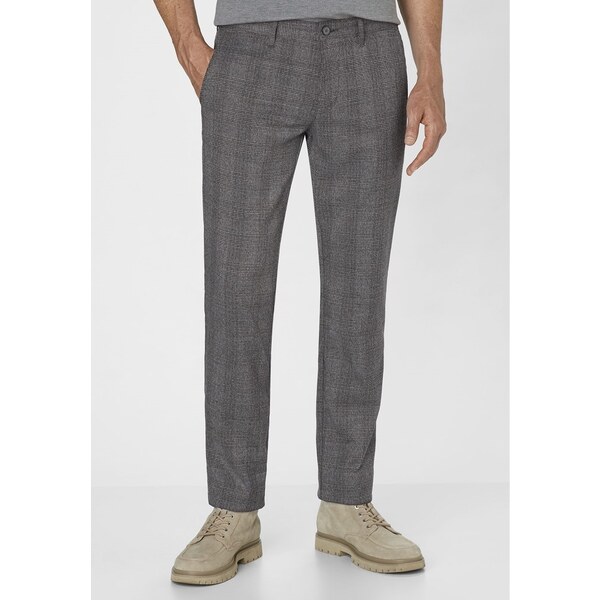 Pánske elastické nohavice s jemným károm RED POINT modern fit 58462859