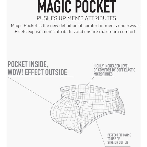 Atlantic Mens Slips Magic Pocket 64648911