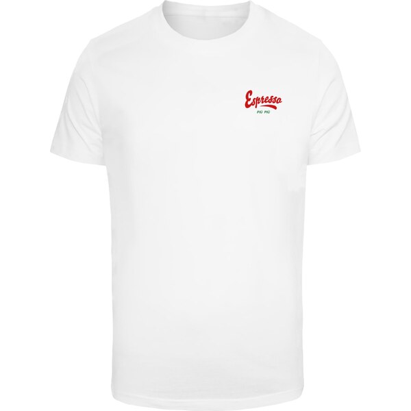 Mister Tee Mens T-shirt Espresso Veloce white 58481499