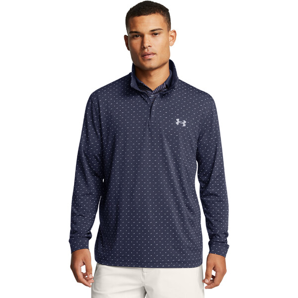 Under Armour UA Playoff Printed 1/4 Zip-BLU 64782646