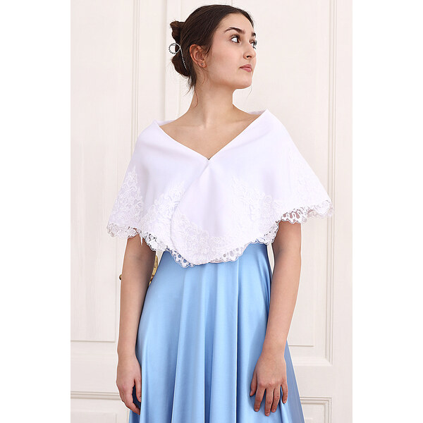 Glara Bolerko - pelerína s čipkou 58484444