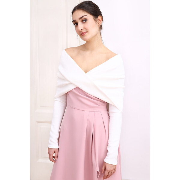 Glara Svetrové bolerko s návleky 58484474