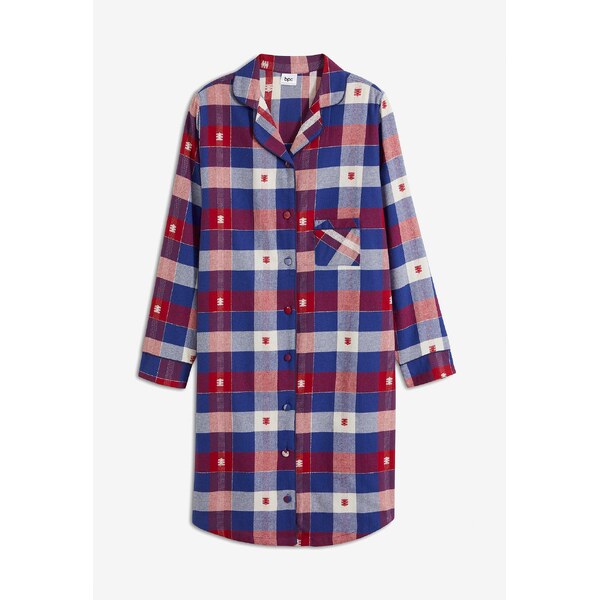 bonprix Nočná košeľa na gombičky, farba červená 58486758