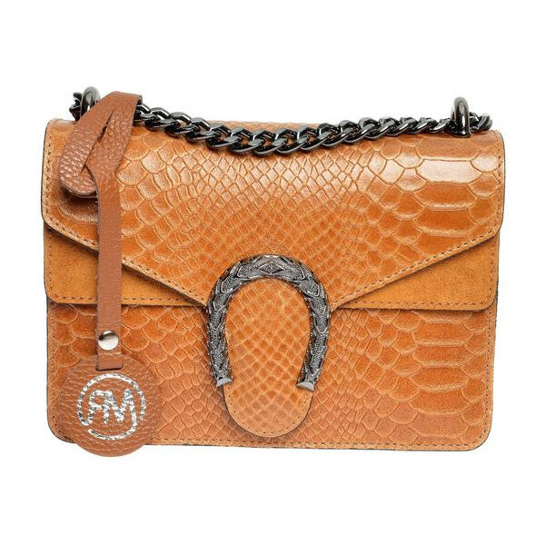 Roberta M Dámska kožená kabelka RM8140 Cognac 66580492