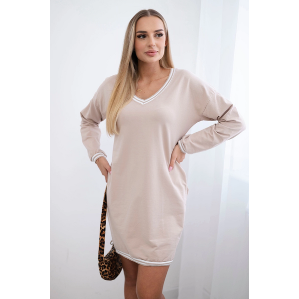 Šaty Kiki s vreckami a výstrihom do V 64237815