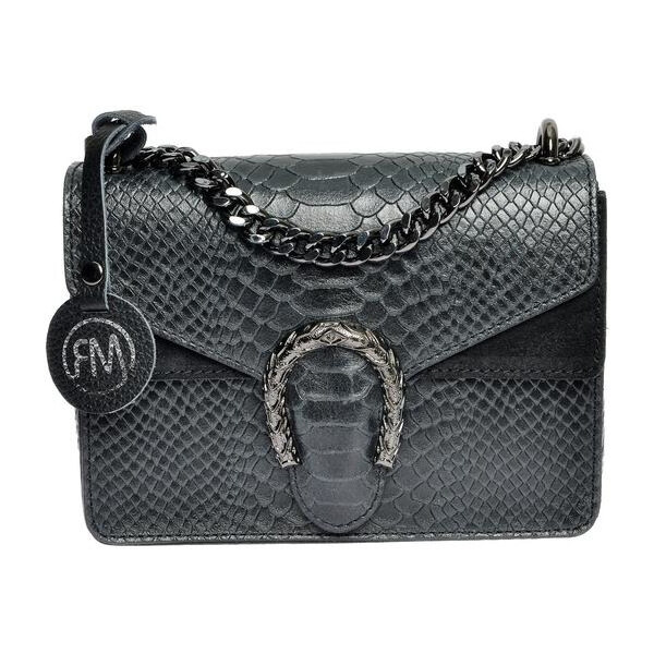 Roberta M Dámska kožená kabelka RM8140 Nero 66592234