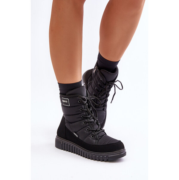 Boto Womens snow boots Progress PROGJ-24-157 Black 59905338