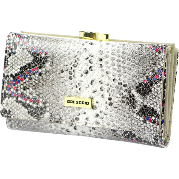 Dámska kožená peňaženka Gregorio sivá KZ52630 62179113
