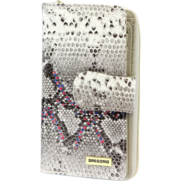 Dámska kožená peňaženka Gregorio sivá KZ52633 62179111