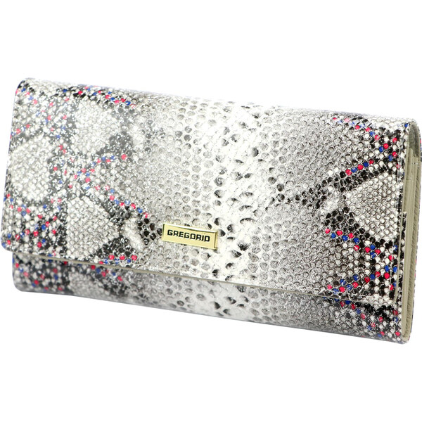 Dámska kožená peňaženka Gregorio sivá KZ52627 62179132