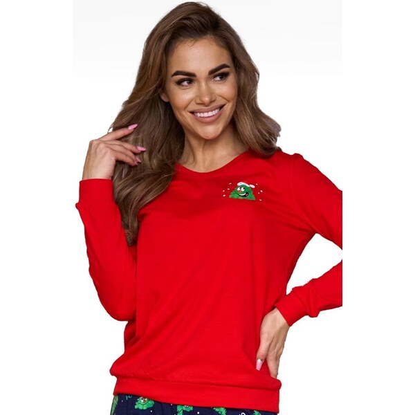 Cornette dámske pyžamo Christmas Tree - bavlna 58493943