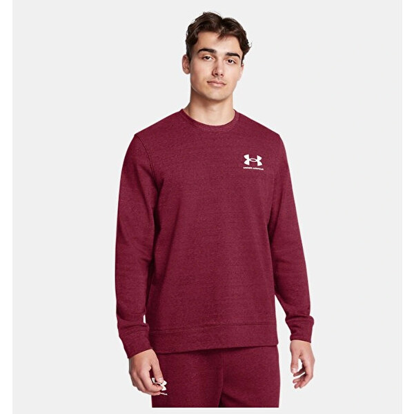 Under Armour UA Rival Terry LC Crew-RED 64782748