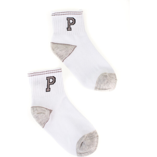 Childrens socks Shelvt white with star 50495534