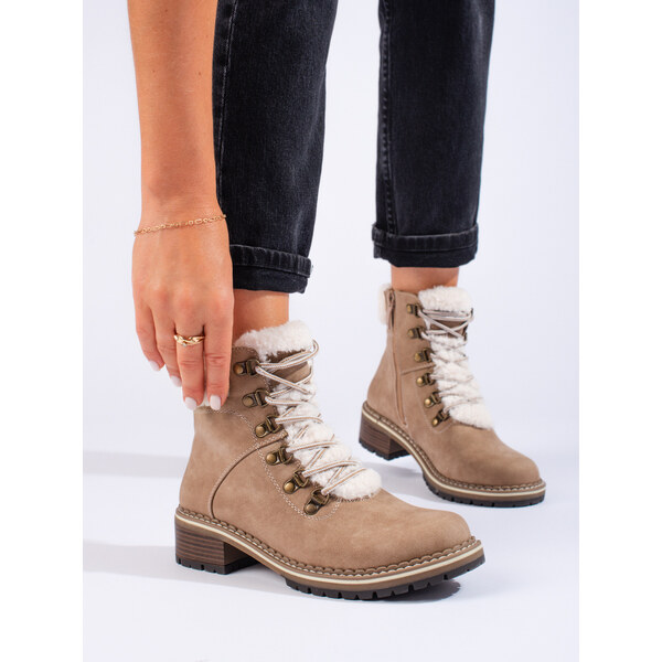 GOODIN Womens trappers shelovet with sheepskin coat 50525242