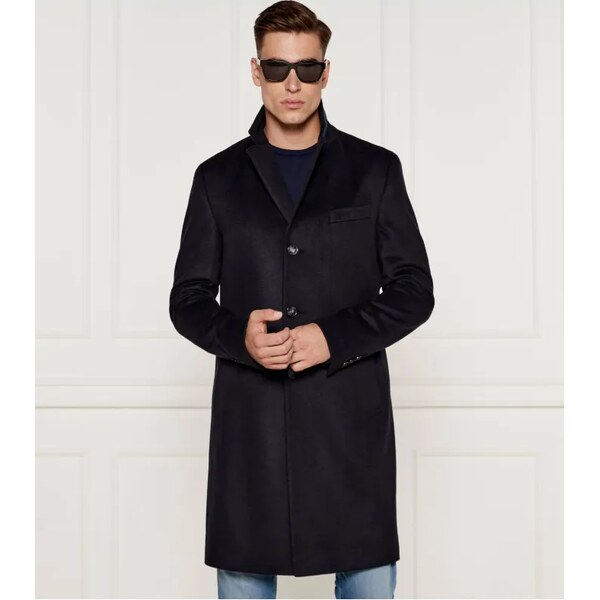 BOSS BLACK Vlnený kabát Hyde | s prímesou kašmíru 58499982