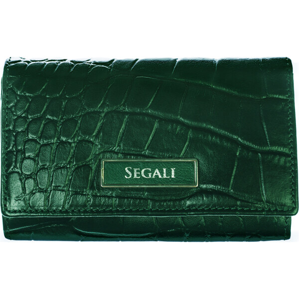SEGALI Dámska kožená peňaženka 910 19 704 green 66583583