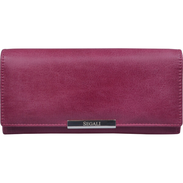 SEGALI Dámska kožená peňaženka 7066 fucsia 66578673