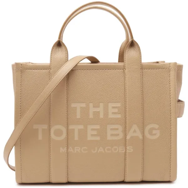 Marc Jacobs Kožená shopper kabelka THE LEATHER MEDIUM TOTE 47492657