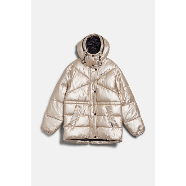 BUNDA KARL LAGERFELD METALLIC PUFFER JACKET 58458771