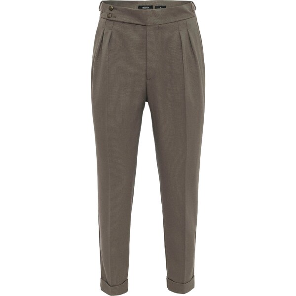 Antioch Plisované nohavice kaki 61973910