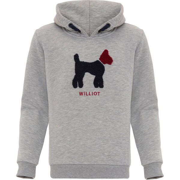 Williot Mikina sivá / červená / čierna 60683385