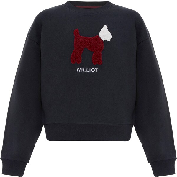 Williot Mikina námornícka modrá / burgundská / biela 59666332