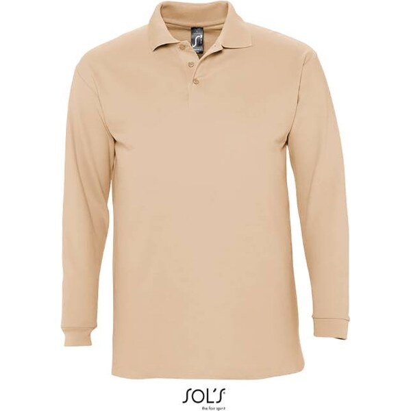 Piqué polo s dlhým rukávom pánske SOLS 62678484