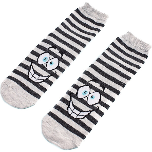 Shelvt Striped Socks Smile 50534968