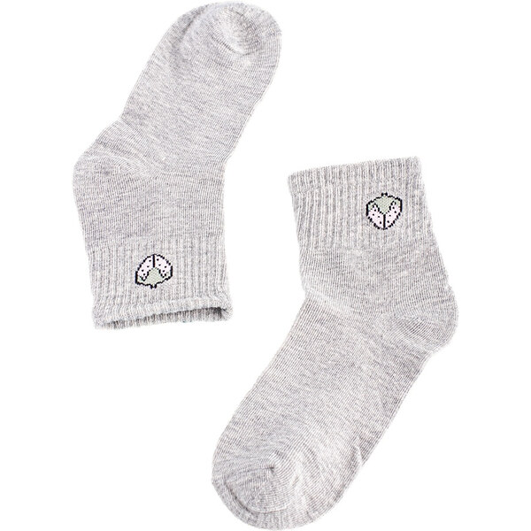 Childrens socks Shelvt gray strawberry 50526541
