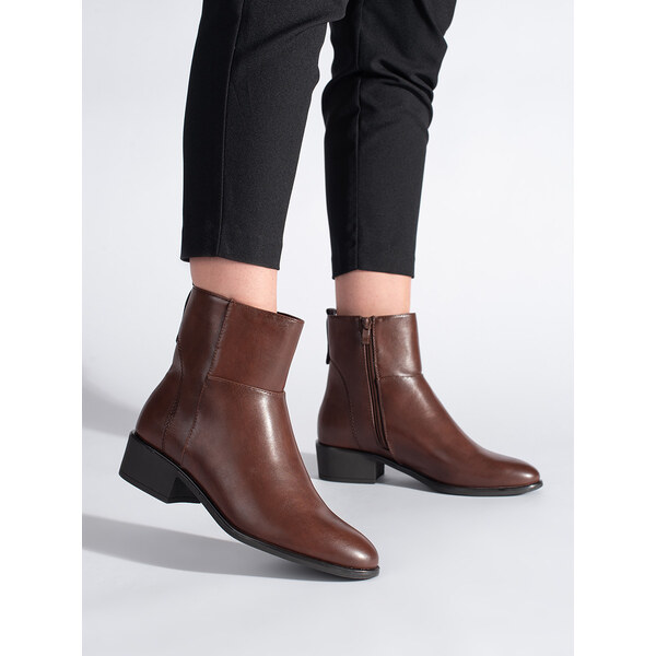 Brown leather ankle boots by Sergio Leone 56647039