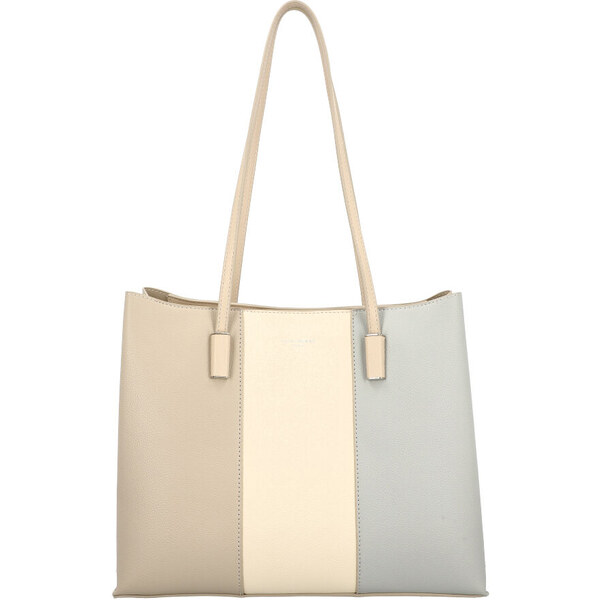 DAVID JONES Šedá trojfarebná dámska kabelka cez rameno 58986755