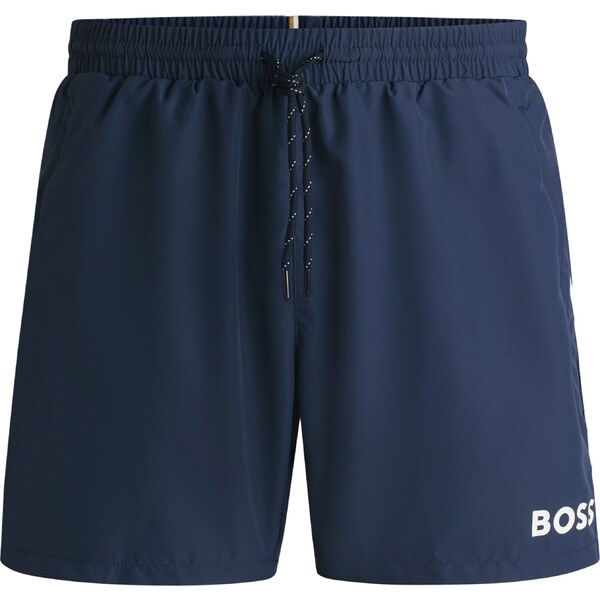BOSS Plavecké šortky Starfish námornícka modrá / biela 58988716
