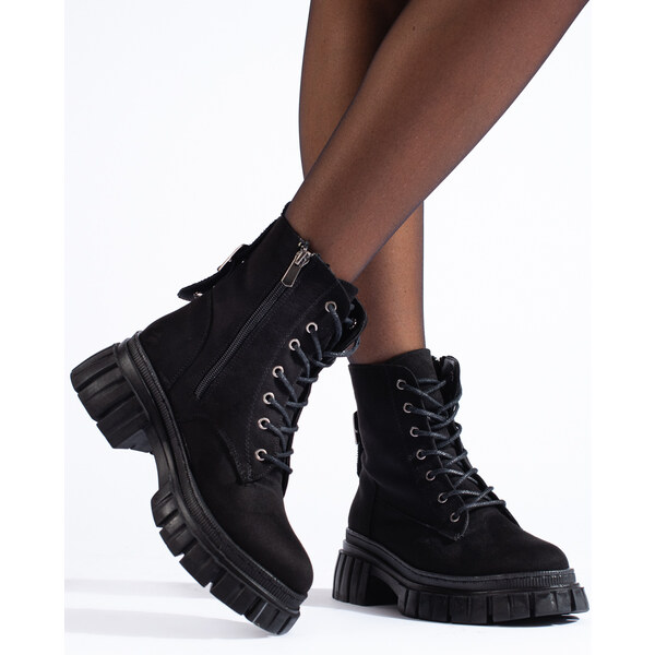 Womens suede trappers on the T.SOKOLSKI platform 50526031