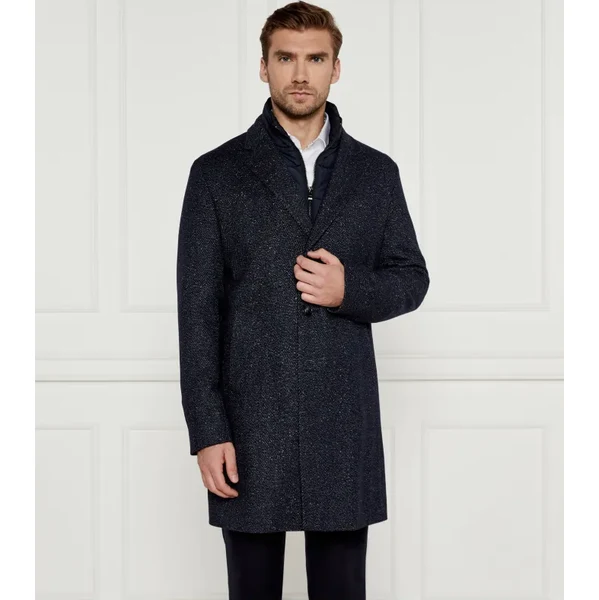 BOSS BLACK Kabát 2v1 Hyde | s prímesou vlny 58992029