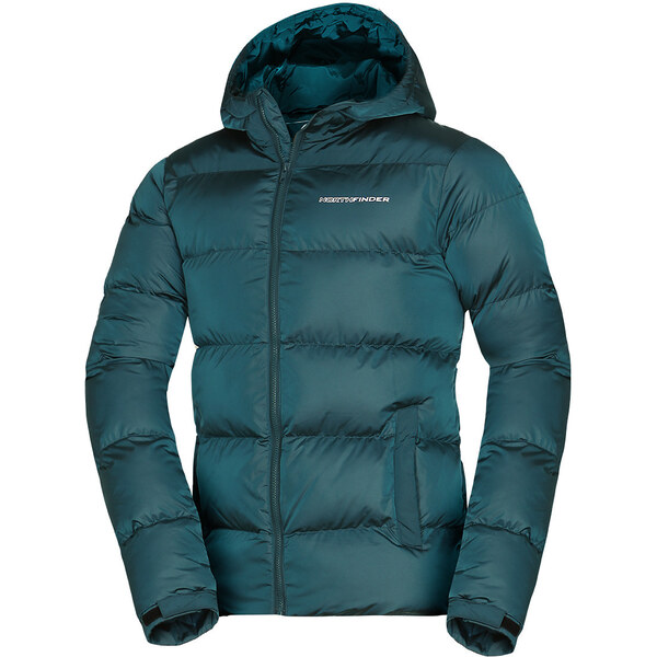 Northfinder Pánska lesklá trendy bunda ELIO modrá 59021061
