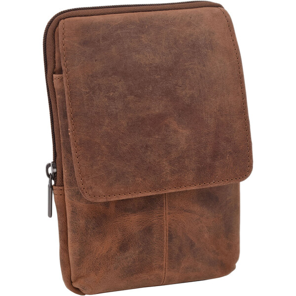 Mercucio Kožené puzdro na opasok svetlý tan 250128 64507497