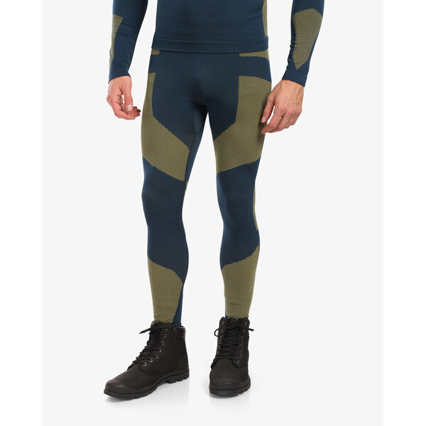 Pánske bezšvové termo nohavice Kilpi NIEL-M tmavo modrá 59054837