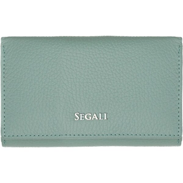SEGALI Dámska kožená peňaženka SG-27074 zelená 59054976