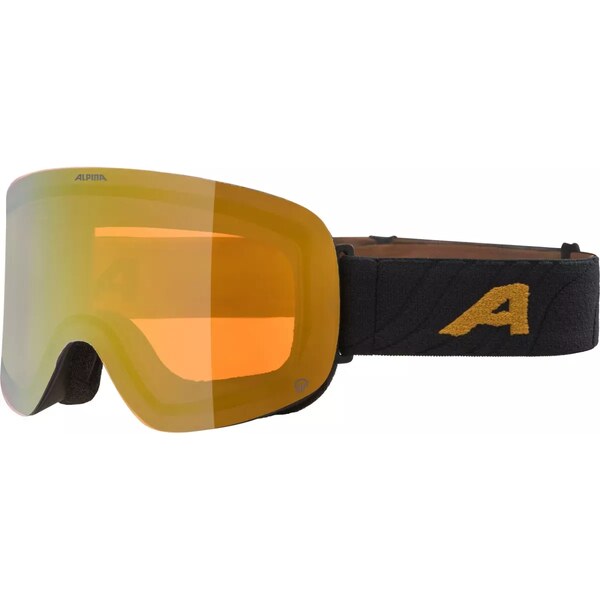 ALPINA Lyžiarske okuliare PENKEN Quatroflex čierno-zlaté matné 59062078
