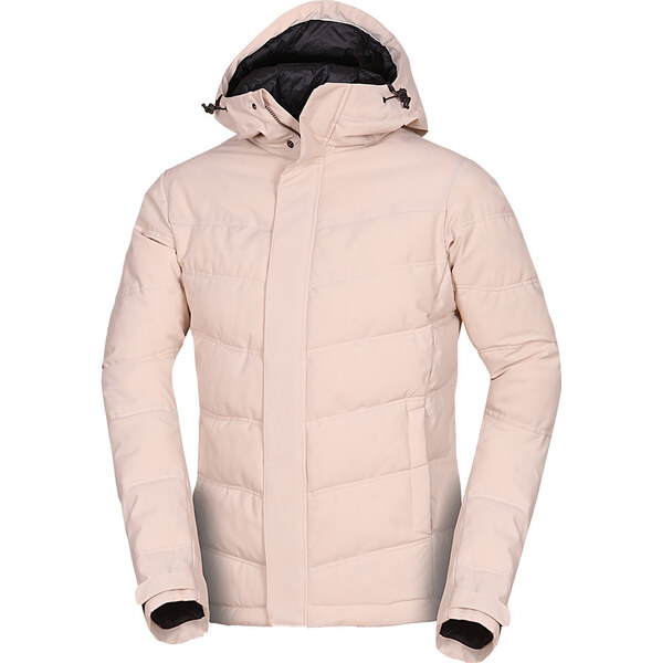 Northfinder Pánska bunda v zemitých farbách CAMILLO biela 59068504