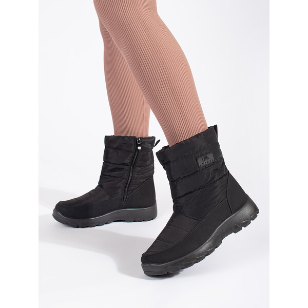 Shelvt Black Comfortable Insulated Snow Boots for Women 59899913