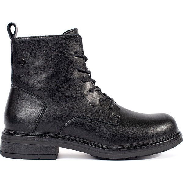 BASIC Čierne dámske kožené členkové topánky Sergio Leone BT727-S-B 58321616