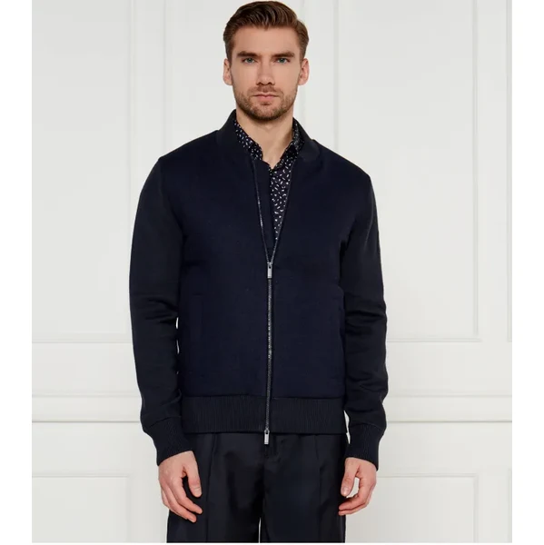 BOSS BLACK Vlnená bunda bomberka P-Eflano | Regular Fit 59064937