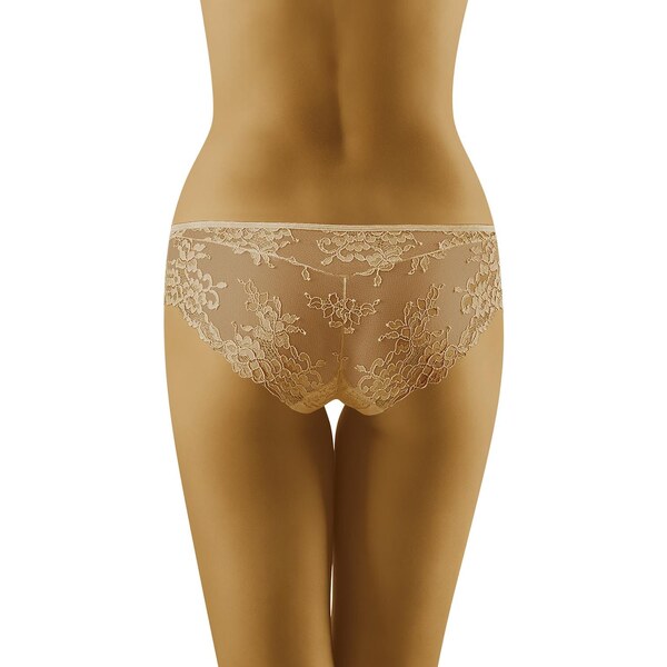 Wol-Bar Nohavičky čipkované Lola béžové, Farba béžová 20151069