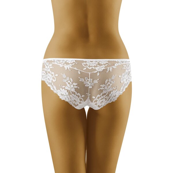 Wol-Bar Nohavičky čipkované Lola biele, Farba biela 20151070