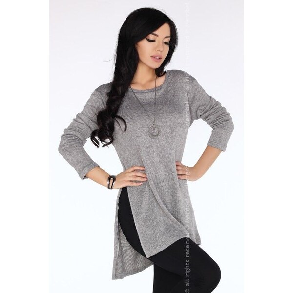 Merribel Štýlová tunika Bente 1721, Farba šedá 34095810