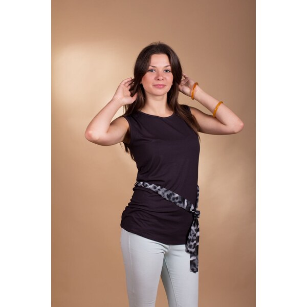 Lookat Dámska blúzka Lucinda 3980 grafitová, Farba grafitová 61719191