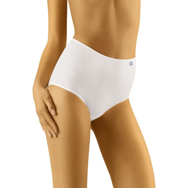 Wol-Bar Bavlnené nohavičky s vyšším pásom Tahoo Maxi biele, Farba 20155570