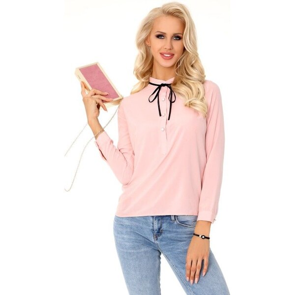 Merribel Elegantná blúzka Semele Peach, Farba broskyňová 34096370